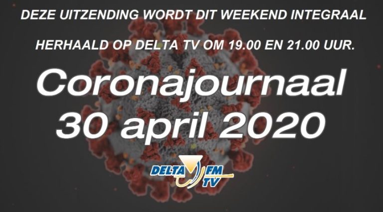 coronajournaal 30 april